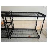 Black Metal Wire Storage Rack 48'x24'x39.5'