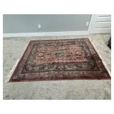 Vtg Persian-Style Area Rug 62'x87'x38'