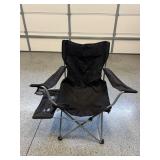 Black Folding Camping Chair