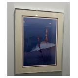 R. Hoshaw Desert Bloom' Signed Print 20.5''x26''