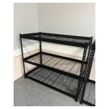 Black Metal Garage Shelving Unit 48'x24'x39'