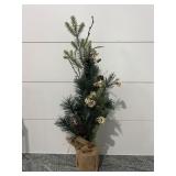 Artificial Pine Tree with Burlap Base 24'