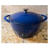 Kenmore Blue Cast Iron Dutch Oven5qt.