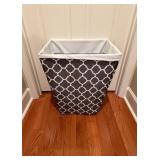 Patterned Laundry Hamper18.5x13x22