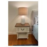 White Palm Leaf Lamp26'
