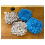 4 Chenille Hand Towel Balls