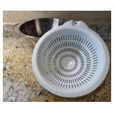 Two Kitchen Strainers14.5×5.5