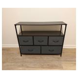 5 Drawer Fabric Storage Cabinet39.5x12x31