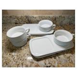 Soup/sandwich Trays by CHEFS13.75×7