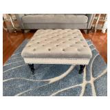 Linon Isabelle Tufted Ottoman33x33x17.5