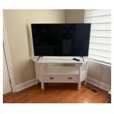 White Mission-Style Console Table46.5x16x24.5