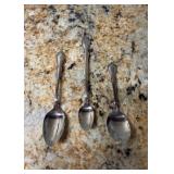 Three Baby Spoons