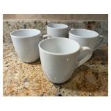 Everyday White Porcelain Mugs3.75