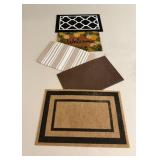 Five Decorative Doormats