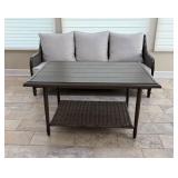 HB Wicker Patio Coffee Table48x32x26.5