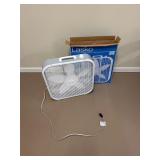Lasko Box Fan with Corded Plug