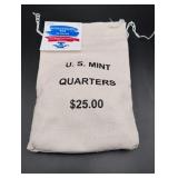 2026 $25 U.S. Mint Bag of Quarters