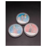 3 Popeye Novelty Coins