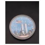 2001 Silver American Eagle Colorized 9/11