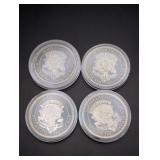 4 Marines Challenge Coins