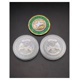3 Army Challenge Coins