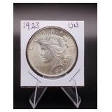 1923 Silver Peace Dollar UNC