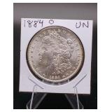 1884-O Morgan Silver Dollar UNC