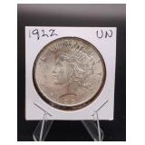 1922 Silver Peace Dollar UNC