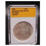 1890 Morgan Silver Dollar MS65 NPG