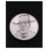John Wayne 'The Duke' Silver Medallion