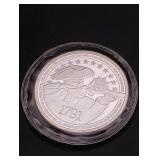Second Amendment 1 Troy Oz Silver Round