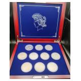 Uncirculated Peace Silver Dollar Collection