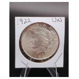 1922 Silver Peace Dollar UNC