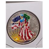 2000 American Silver Eagle Colorized