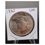 1923 Silver Peace Dollar UNC