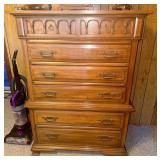 Thomasville Wood Dresser w/ Brass Hardware