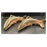 Vtg. Rainbow Trout Salt & Pepper Shakers