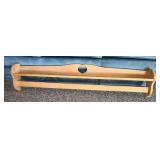Wood Wall Shelf w/ Heart Cutout Accent