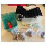 Fishing Lures w/ Tackle Boxes