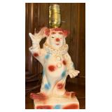 Lane & Co. Clown Table Lamp Ceramic 10'
