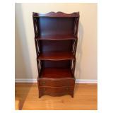 Mahogany Cabinet w/Drawers20×12.75×48.5