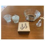 Glassware and Silverplate Set