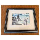Signed Watercolor Pic11.5×9.5