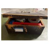 Wooden Box With Tools