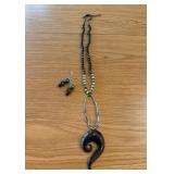Tribal/Boho Style Neclace/Earrings