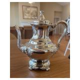Silver Plated Coffee Pot by Reed & Barton 9'x9.5'