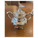 Silver-Plated Teapot with Lid 7'x5'x6.5'