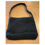 The Sak Black Crochet Shoulder Bag 12'x10'