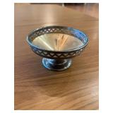 Silver Plated Pedestal Dish 4'x2'
