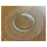 Clear Glass Charger Plate 18'